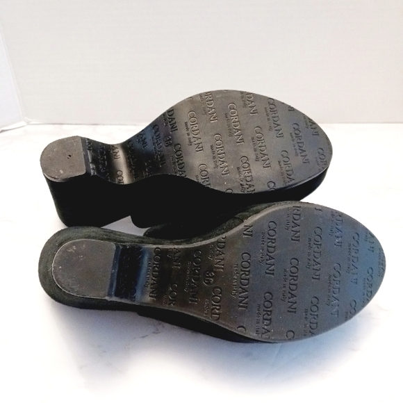 Cordani Novia Black Suede Heeled Mules SZ EUR 36/US 5.5 - Picture 6 of 9